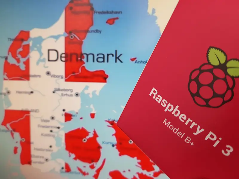 A newly connected Raspberry Pi for a client from Denmark